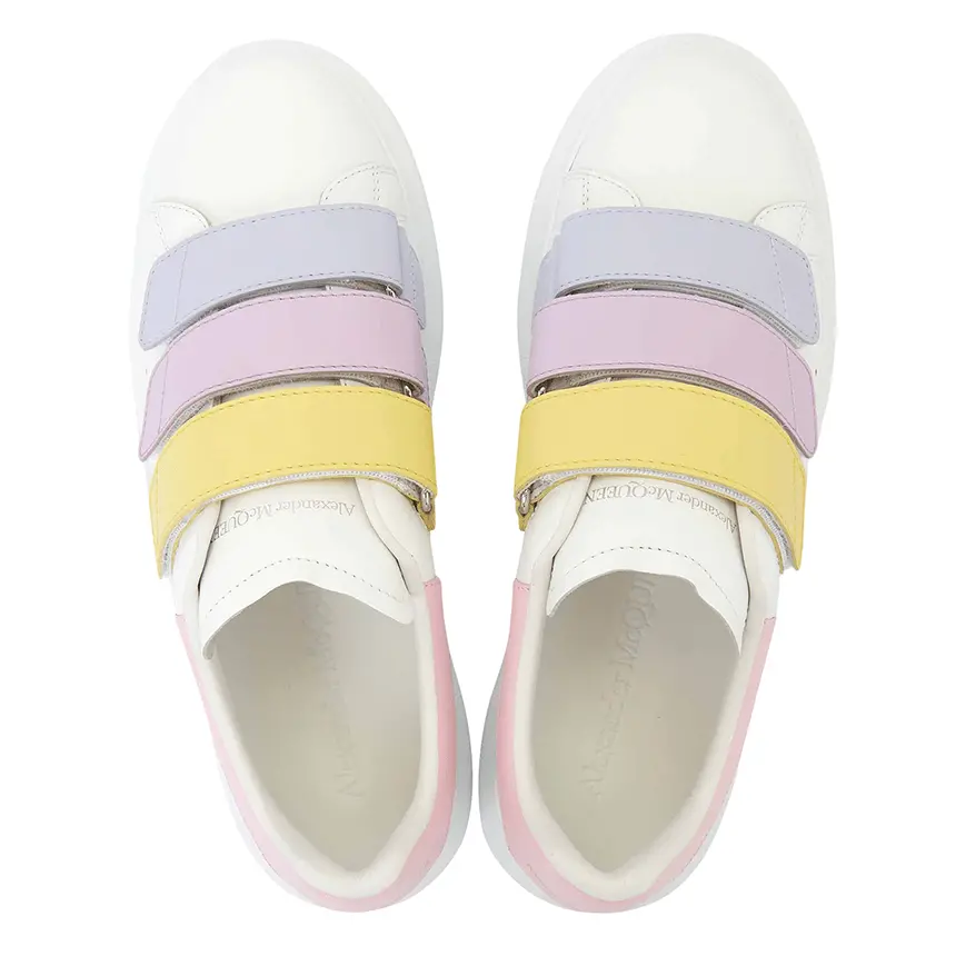 Giày Alexander Mcqueen Oversole Triple Strap 'White' 697105-WIBNN-9035 - Ảnh 3