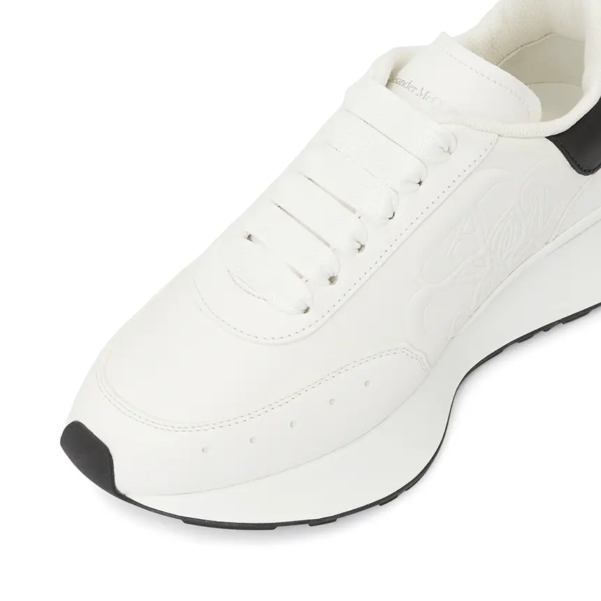 Alternative view of Giày Alexander Mcqueen Sprint Runner 'White' 687995-WIC93-9061