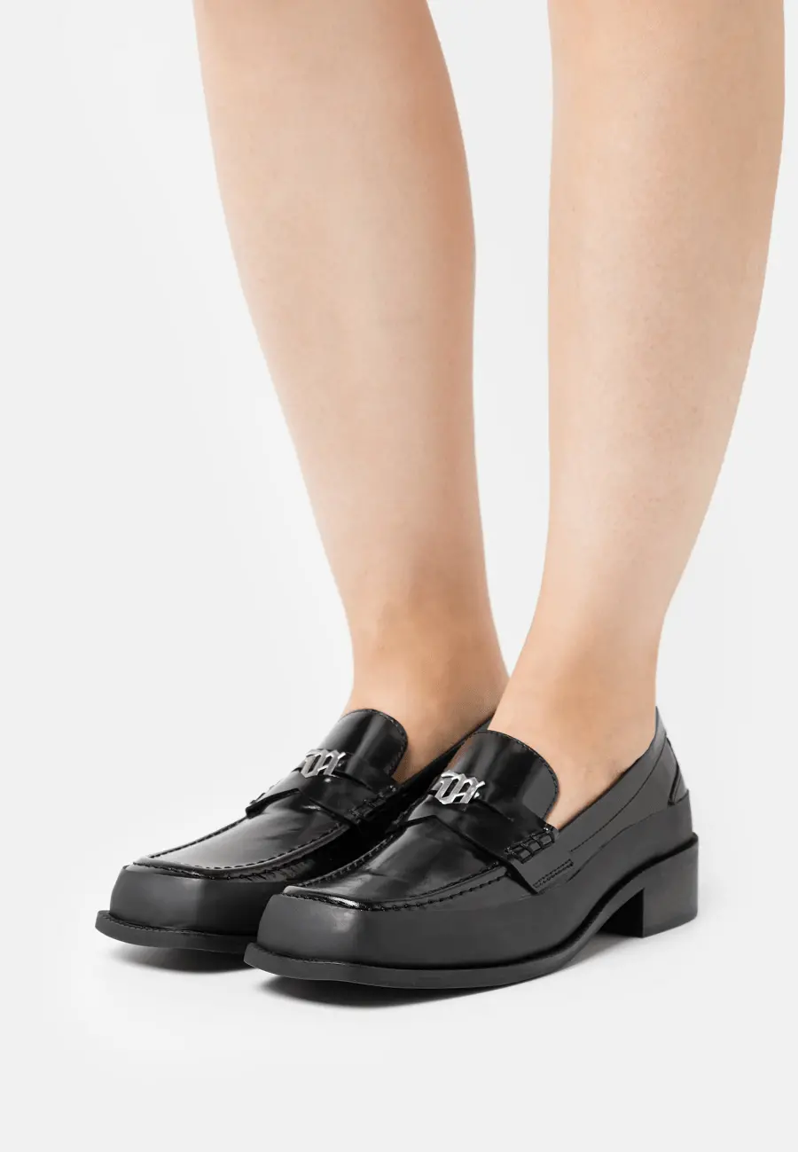 Giày MSIBHV The Brutalist Loafer Black 3121BM612 - Ảnh 3