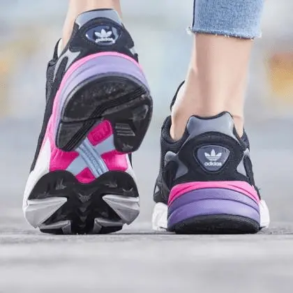 Giày Adidas Wmns Falcon 'Black Shock Pink' CG6219 - Ảnh 5