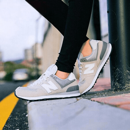 Giày New Balance Wmns 574 Light Grey WL574CA - Ảnh 3
