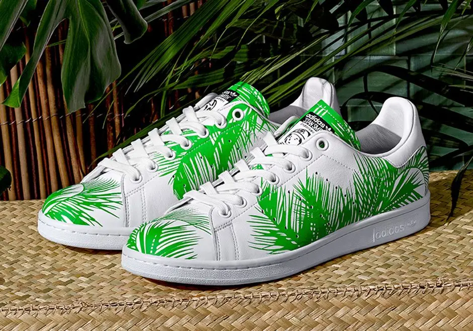 Alternative view of Giày Adidas Pharrell x BBC x Stan Smith 'Palm Tree Pack' S82071