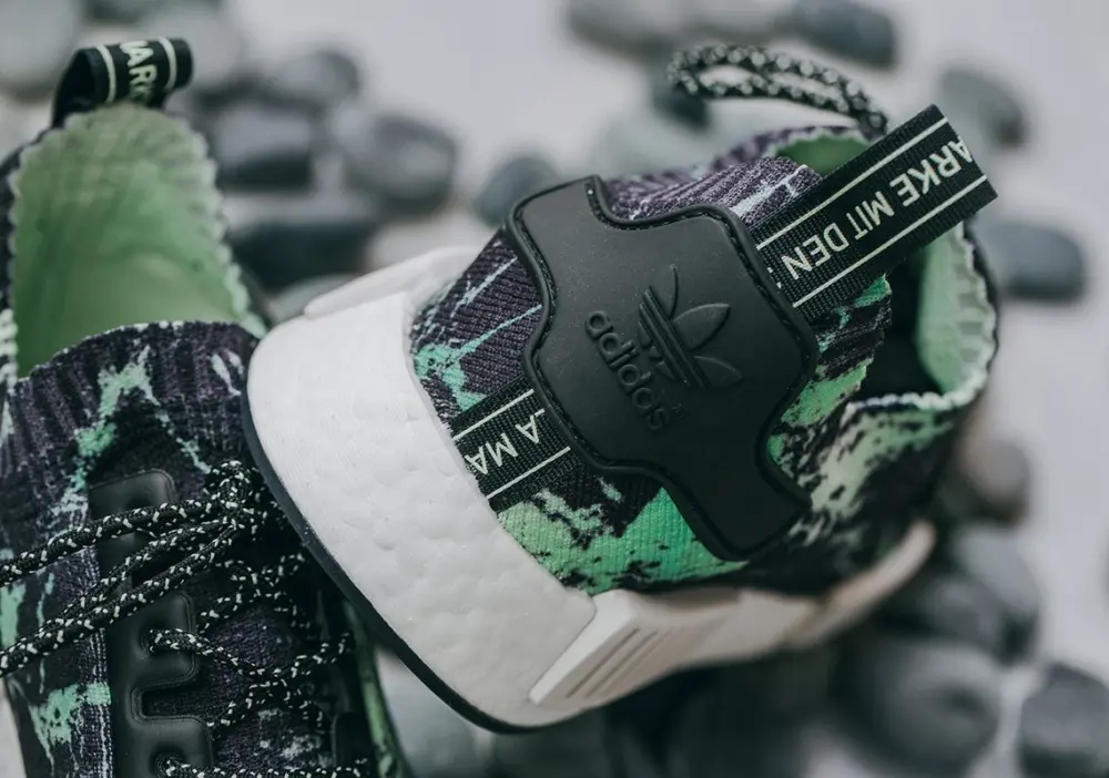 Giày Adidas NMD R1 PK "Green Marble" BB7996 - Ảnh 4