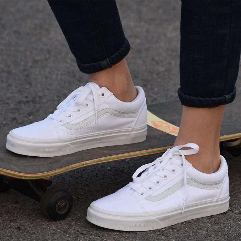 Giày Vans Old Skool 'True White' VN000D3HW00 - Ảnh 3