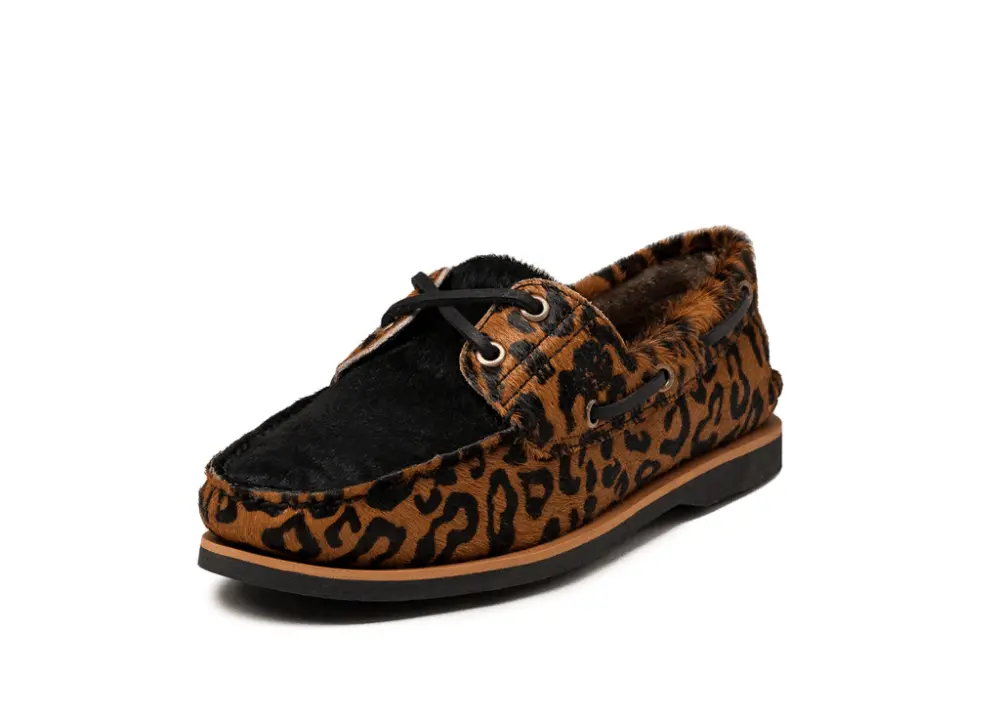 Giày Timberland Classic Boat 2 Eye 'Wacko Maria Brown Leopard' A5YYB - Ảnh 3