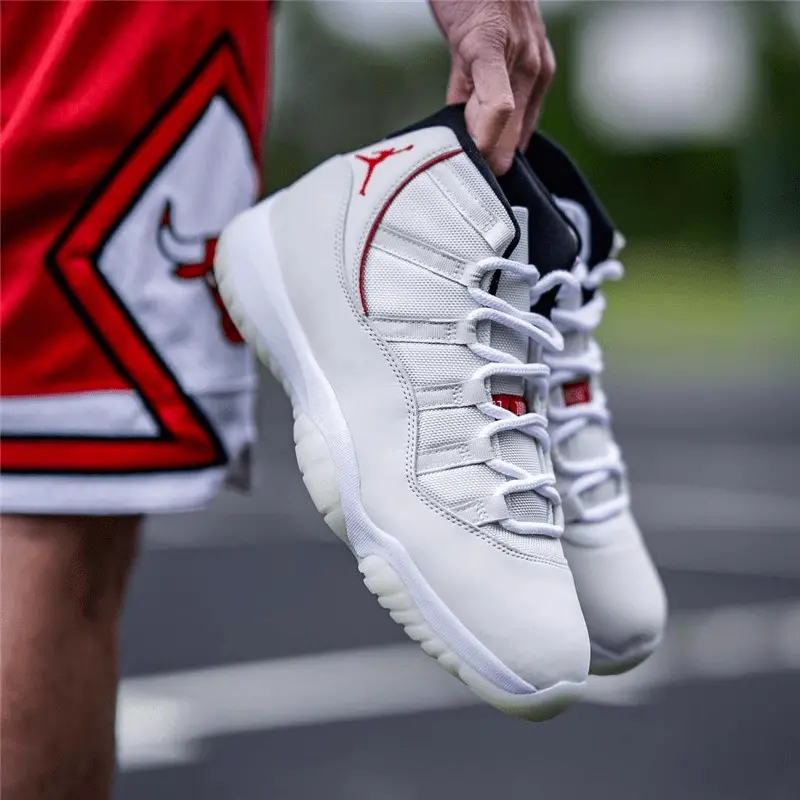 Giày Nike Air Jordan 11 Retro GS 'Platinum Tint' 378038-016 - Ảnh 4