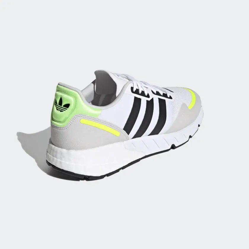 Giày Adidas ZX 1K Boost 'White Solar Yellow' H69037 - Ảnh 6