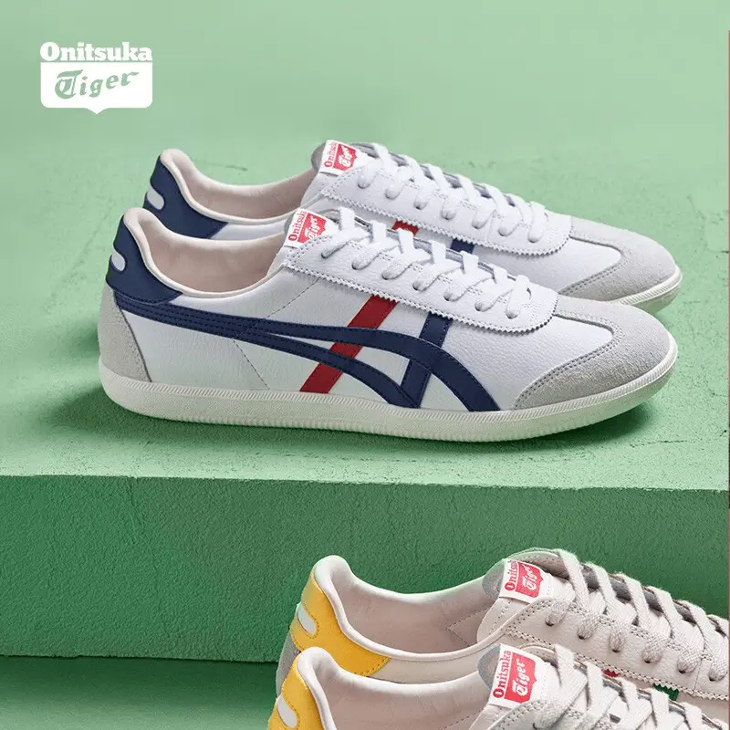 Alternative view of Giày Onitsuka Tiger Tokuken 'White Blue' 1183C095-100