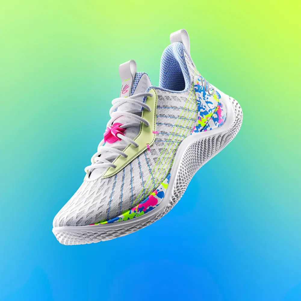 Alternative view of Giày Under Armour Curry Flow 10 'Splash Party' 3026271-100