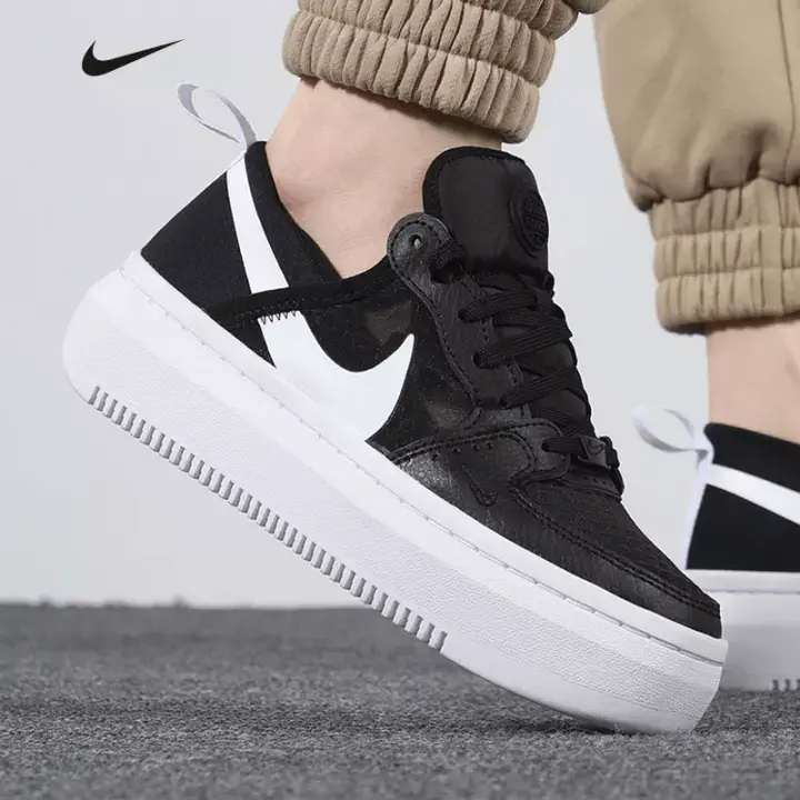 Giày Nike Court Vision Alta TXT 'Black White' CW6536-001 - Ảnh 8