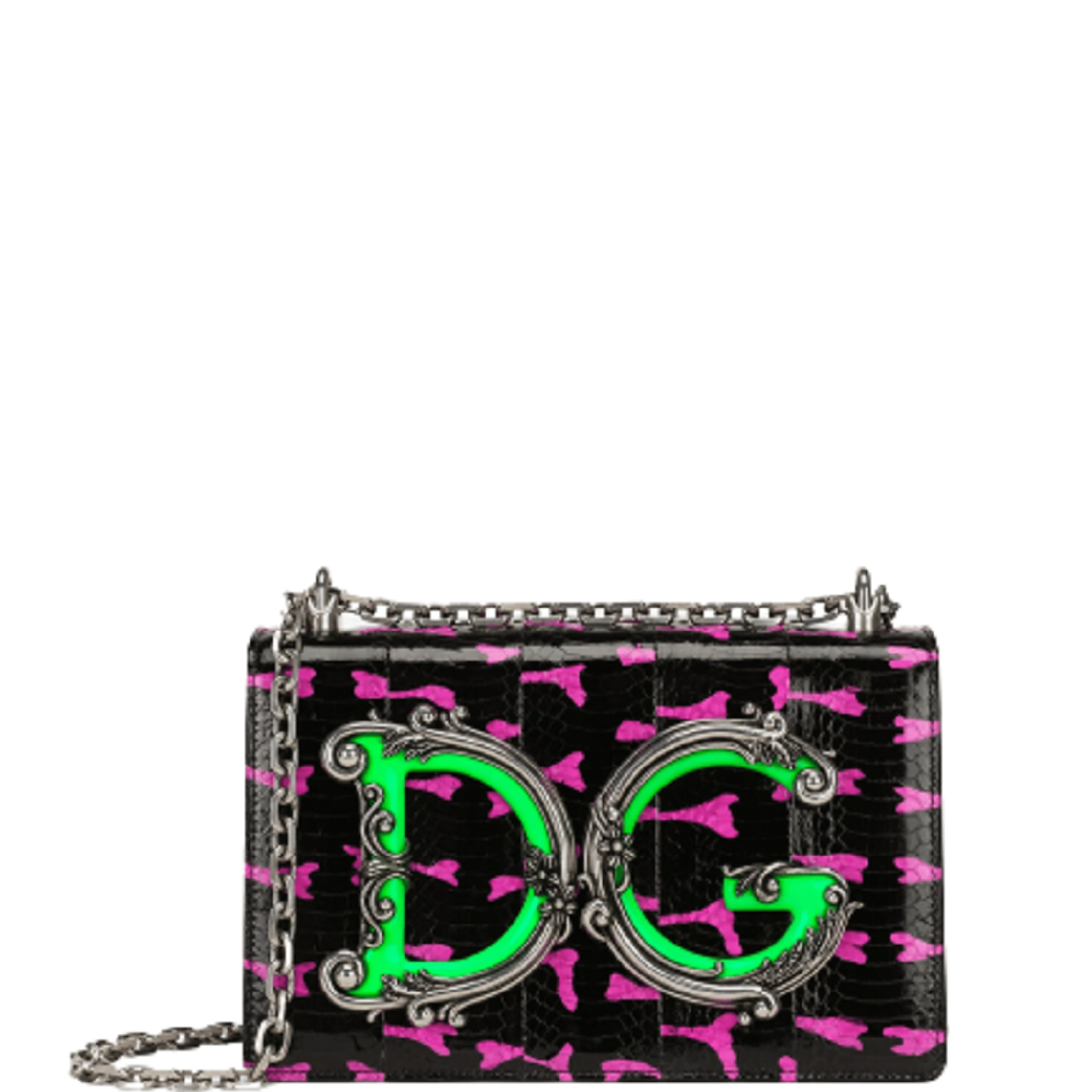 Túi Dolce & Gabbana Girls Crossbody Bag In Printed Elaphe 'Multicolor' BB7101AY0518B030