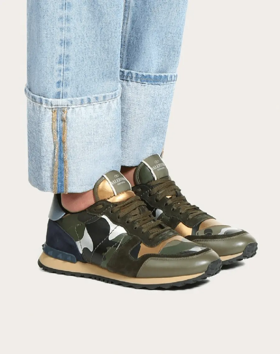 Alternative view of Giày Valentino Rockrunner 'Camo Black Green' RY0S0723IVNWG0