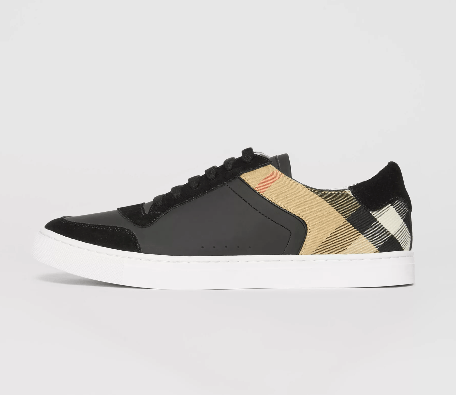 Giày Burberry House Check Cotton Sneakers Black P80241241 - Ảnh 2