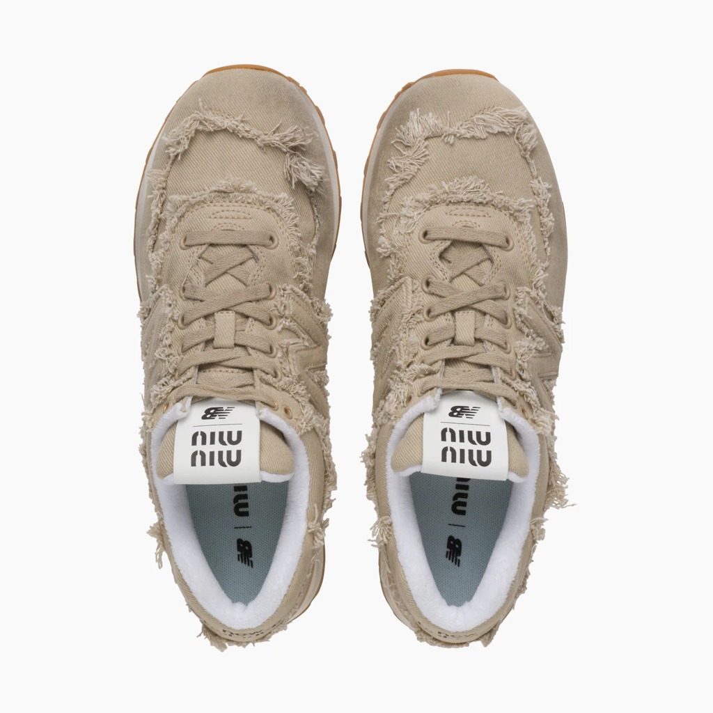 Giày New Balance x Miu Miu 574' Denim Beige' 5E765D-CSL-F0044 - Ảnh 3