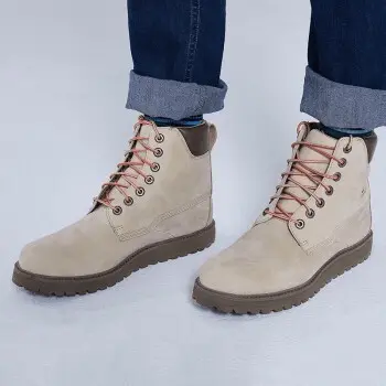 Giày Timberland Men's Medium Camel Nubuck Leather Boots A28BS - Ảnh 4