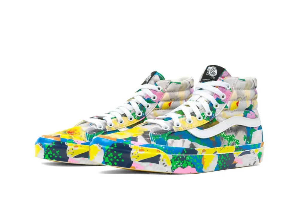 Alternative view of Giày Kenzo x Vans OG Sk8-Hi LX "Floral Yellow" VN0A4BVB01H