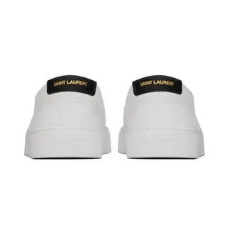 Giày Saint Laurent Venice Slip On Optic White 585742GUZ209061 - Ảnh 5