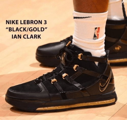 Giày Nike Zoom LeBron 3 Retro 'Metallic Gold' 2018 AO2434-001 - Ảnh 4