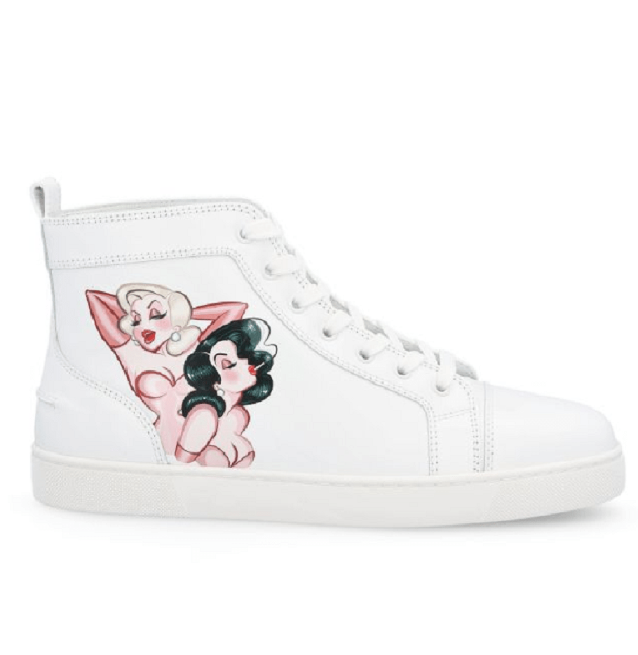 Giày Christian Louboutin Loupin Up 'Bianco' 1220212W414