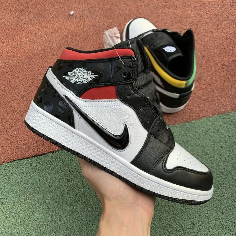 Giày Nike Air Jordan 1 Mid 'Quai 54' CJ9219-001 - Ảnh 6