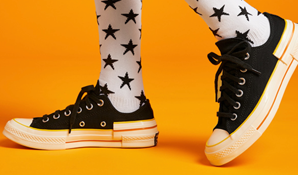 Giày Converse Chuck 70 Popped Colour Low 'Black SpeedYellow' 568802C - Ảnh 4