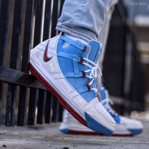 Giày Nike Zoom LeBron 3 'Houston Oilers' AO2434-400 - Ảnh 3