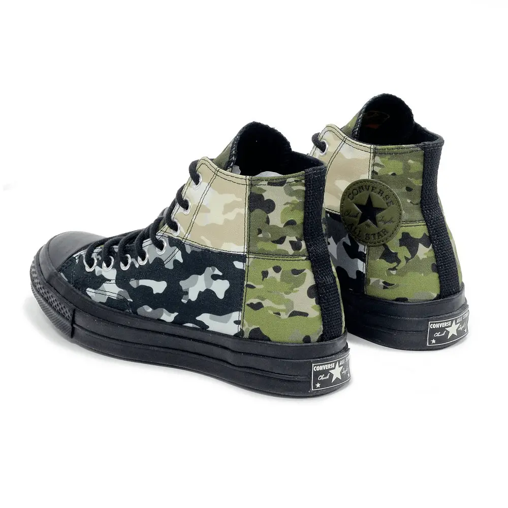 Giày Converse Chuck 70 High 'Patchwork Blocked Camo Black' 165912C - Ảnh 3