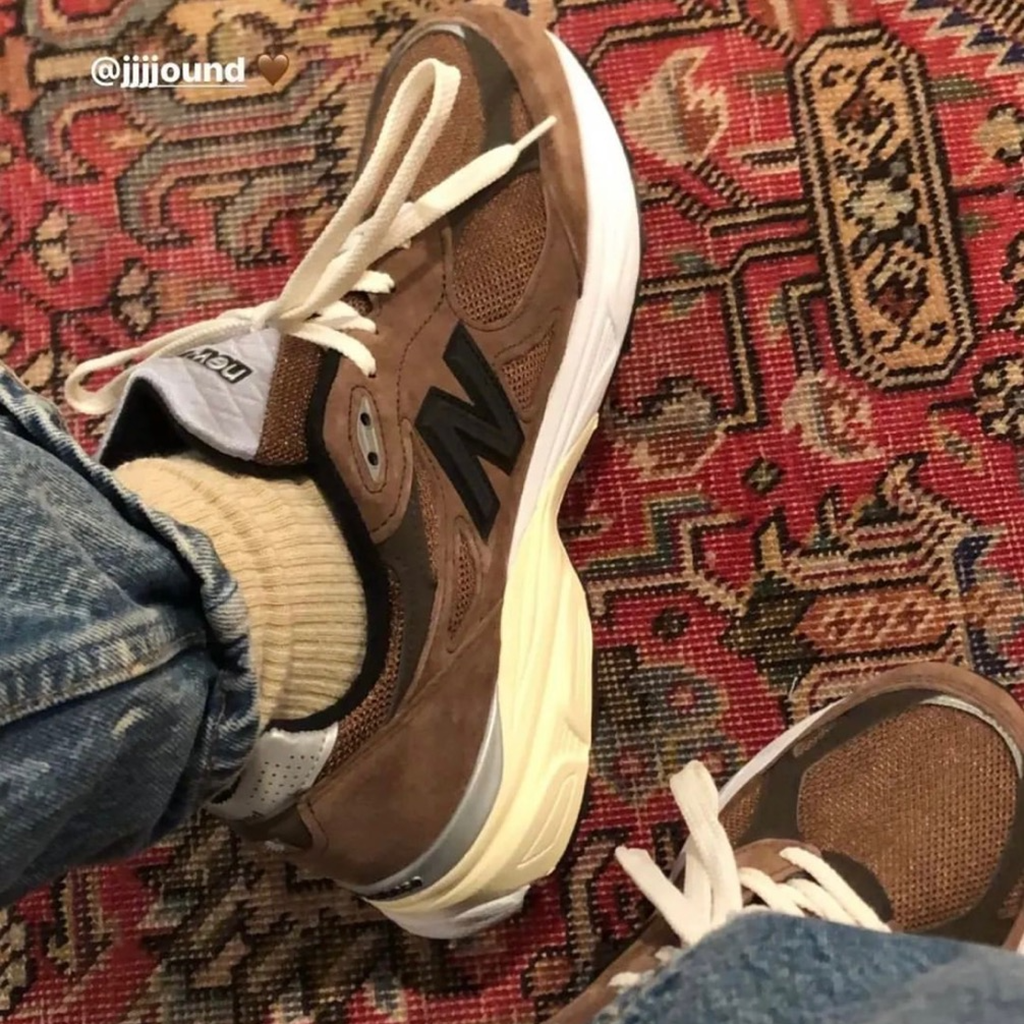 Giày New Balance JJJJound x 990v3 Made in USA 'Montréal' M990JB3 - Ảnh 3