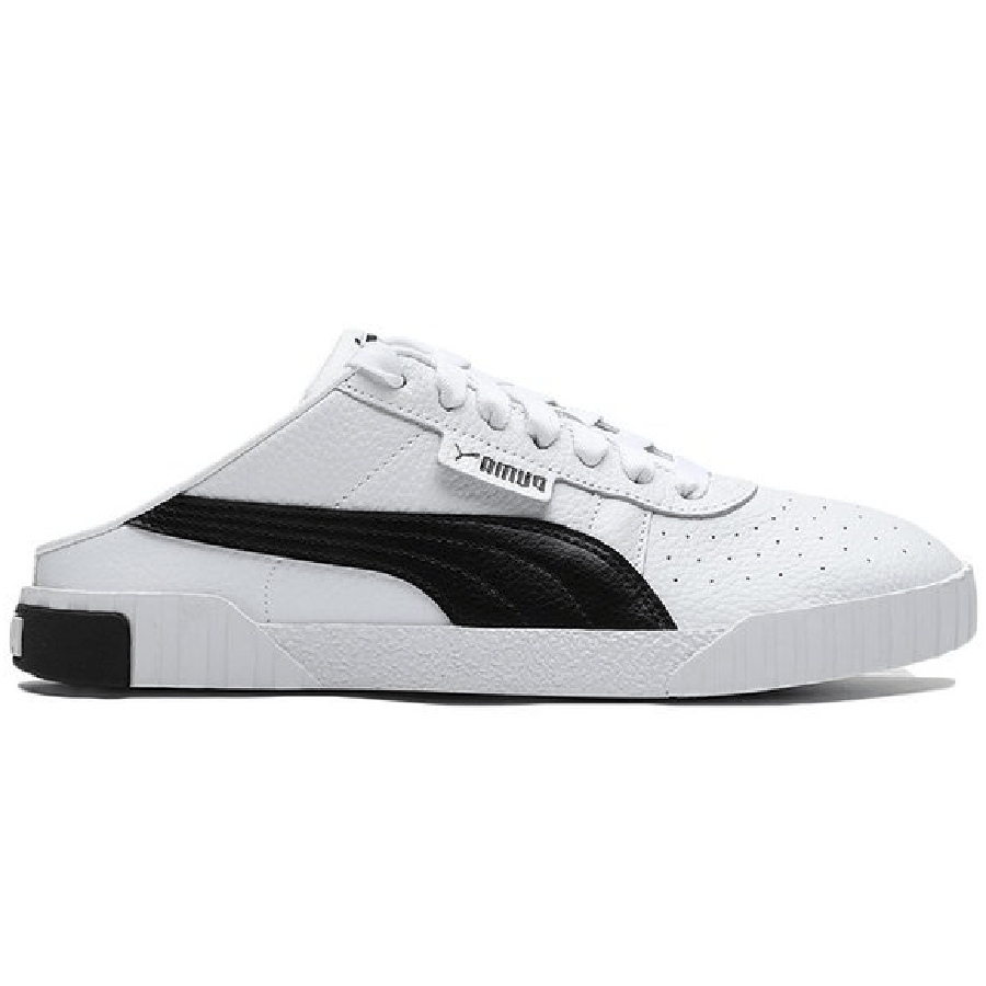 Giày Puma Cali Slip On Lace Up 'White Black' 370484-05