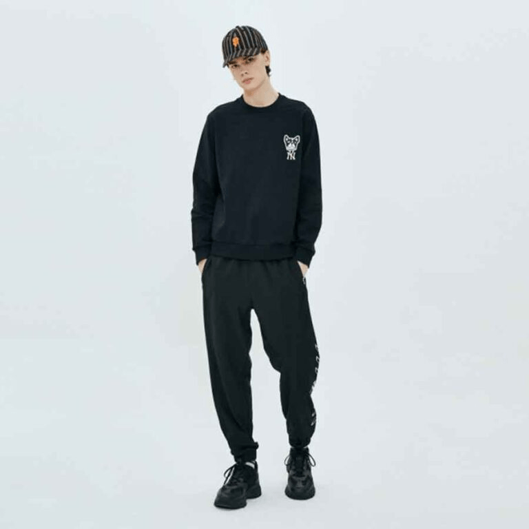 Áo MLB Sweater MLB Bull Dog Black 31MTC1011-50L - Ảnh 5