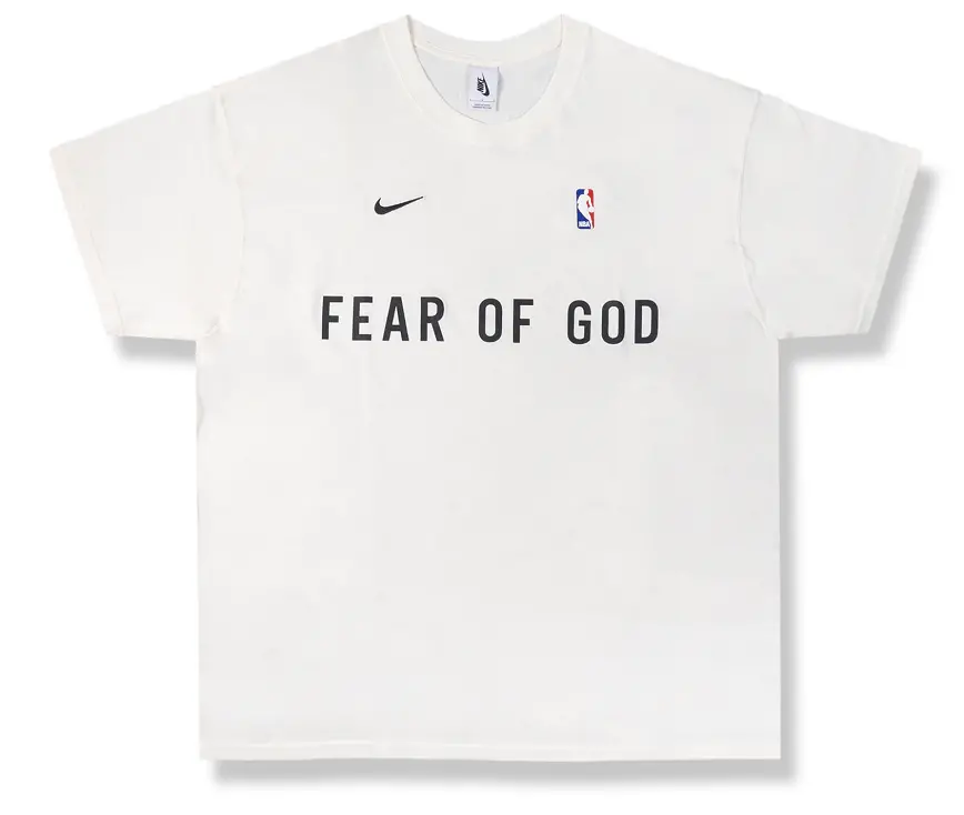 Áo Nike X Fear Of God x NBA NRG Tee Pale Ivory CU4699-133