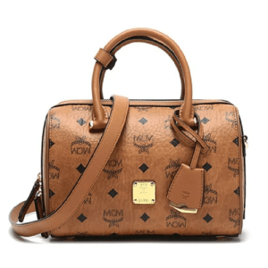 Túi MCM Small Essential Boston Bag In Visetos Original Cognac MWBAASE02CO001