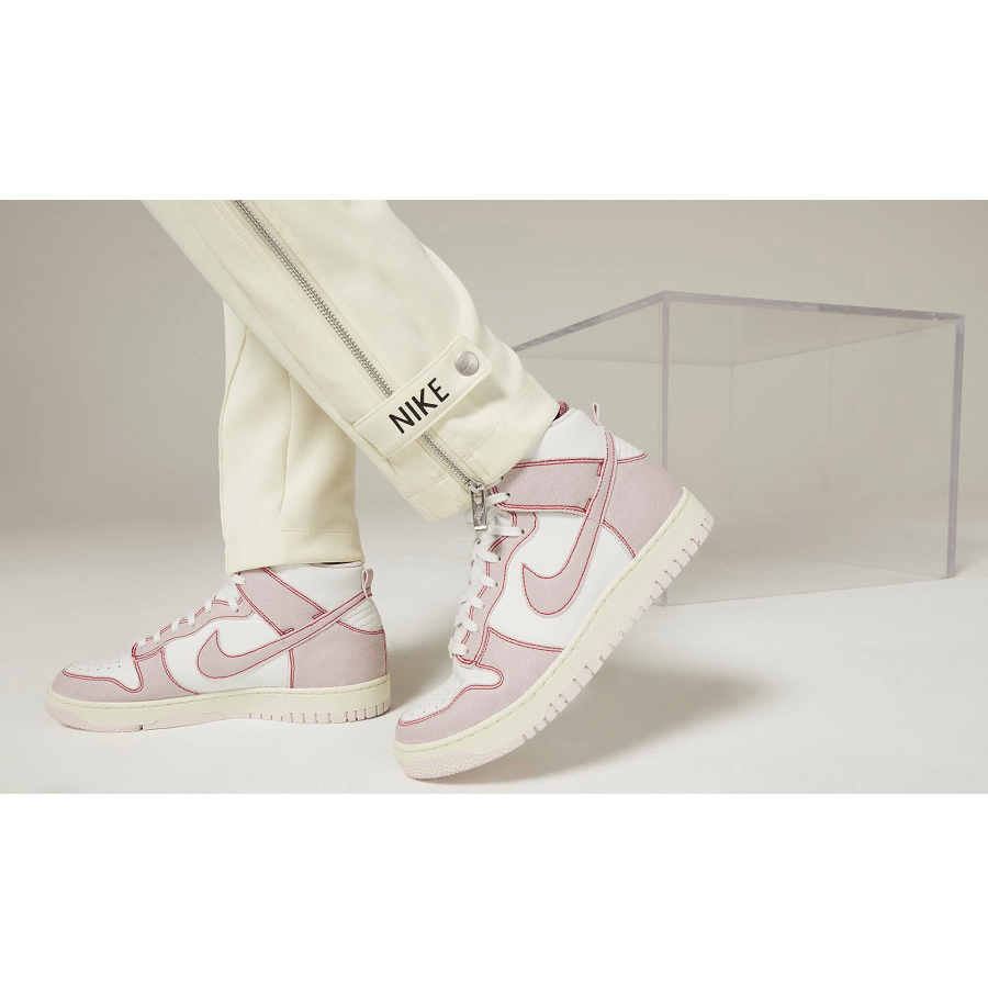 Giày Nike Dunk High 1985 Barely Rose Denim DQ8799-100 - Ảnh 3