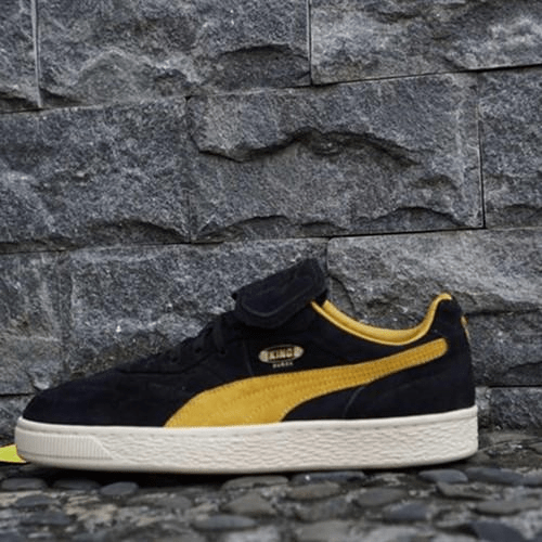 Giày Puma King Suede 'Black Yellow' 366290-02 - Ảnh 3