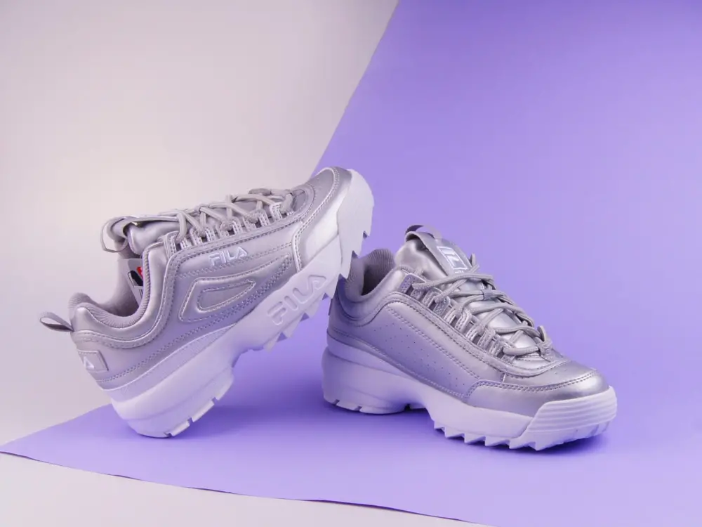 Giày Fila Disruptor 2 Premium Metallic 'Silver' 5FM00040-662 - Ảnh 6