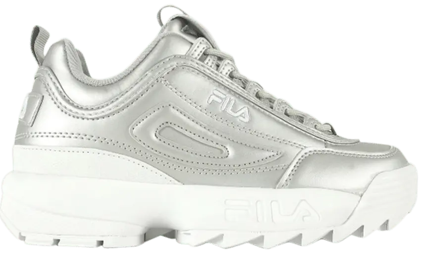 Giày Fila Disruptor 2 Premium Metallic 'Silver' 5FM00040-662
