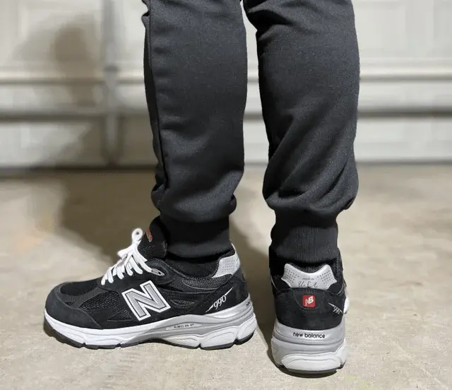 Giày New Balance 990v3 Made in USA ‘Black’ 2021 M990BS3 - Ảnh 4