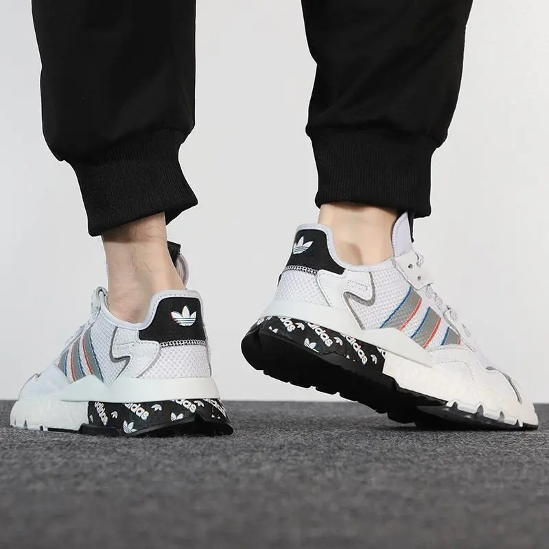 Giày Adidas Originals Nite Jogger 'White Black' H01719 - Ảnh 6