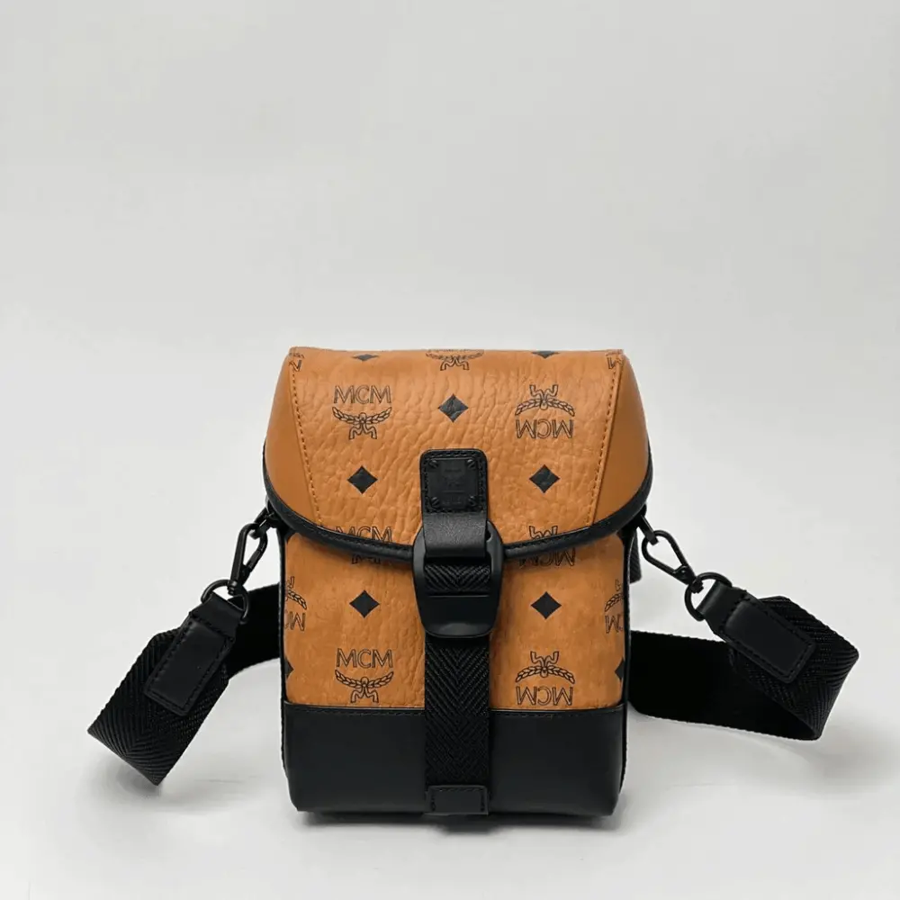 Túi MCM Aren N/S Crossbody in Visetos 'Cognac' MMRCATA01CO001 - Ảnh 4