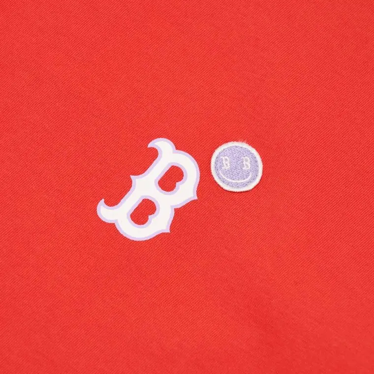 Alternative view of Áo MLB Smile Back Logo Overfit ‘Red’ 3ATSL6023-43RDL