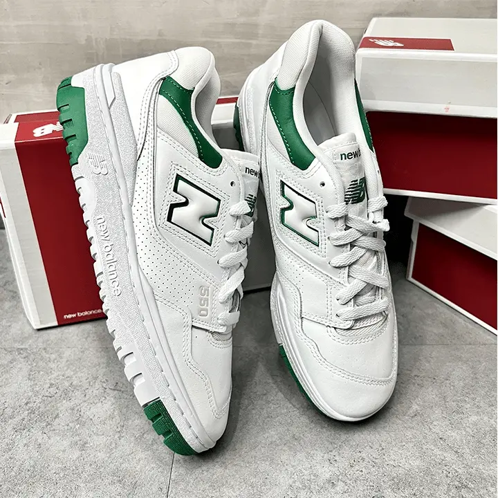 Giày New Balance 550 'White Green Cream' BB550SWB - Ảnh 6