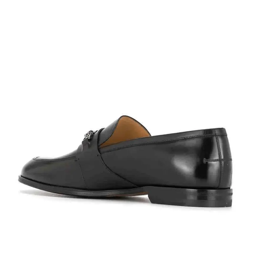 Giày Bally Leather Wesper Penny Loafers 'Black' 6234186 - Ảnh 3