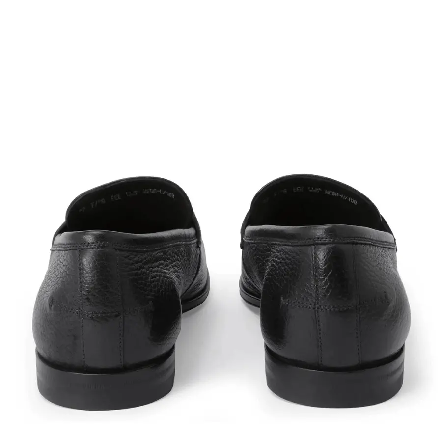 Giày Bally Webb Grained Leather Penny Loafers 'Black' 6220952 - Ảnh 3