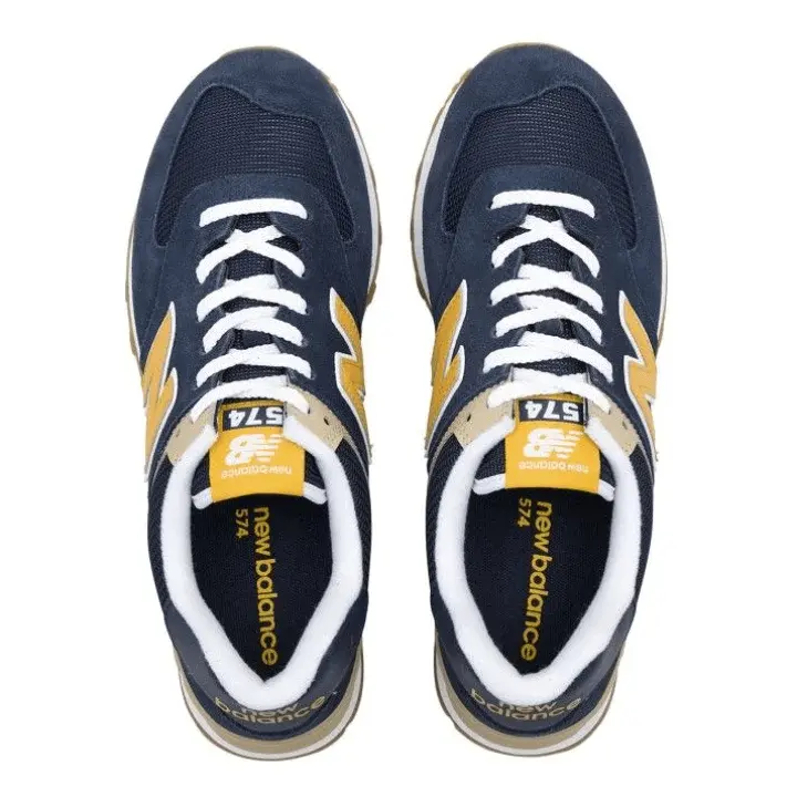 Giày New Balance 574 'Navy Yellow' ML574SPF - Ảnh 3