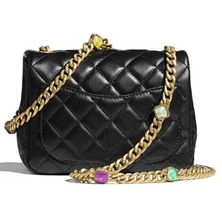 Túi Chanel Flap Bag Lambskin 'Black' AS2379-B05098-94305 - Ảnh 2