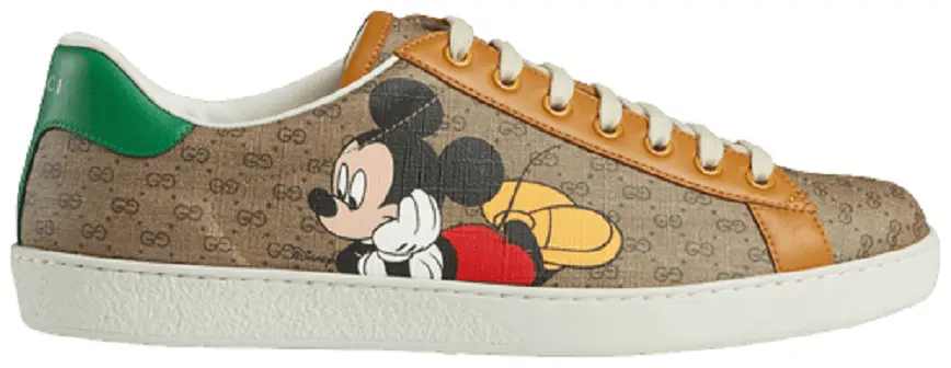 Giày Disney x Gucci Ace Low 'Mickey Mouse Beige' 602548-HWM10-8961