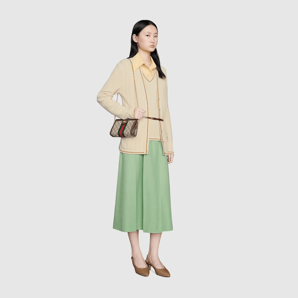 Túi Gucci Ophidia Mini Shoulder 'Beige' 602676-K05NB-8745 - Ảnh 2