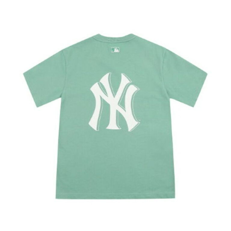 Áo MLB Common Back Big Short Sleeve T Shirt Mint 31TS03131-50K - Ảnh 4
