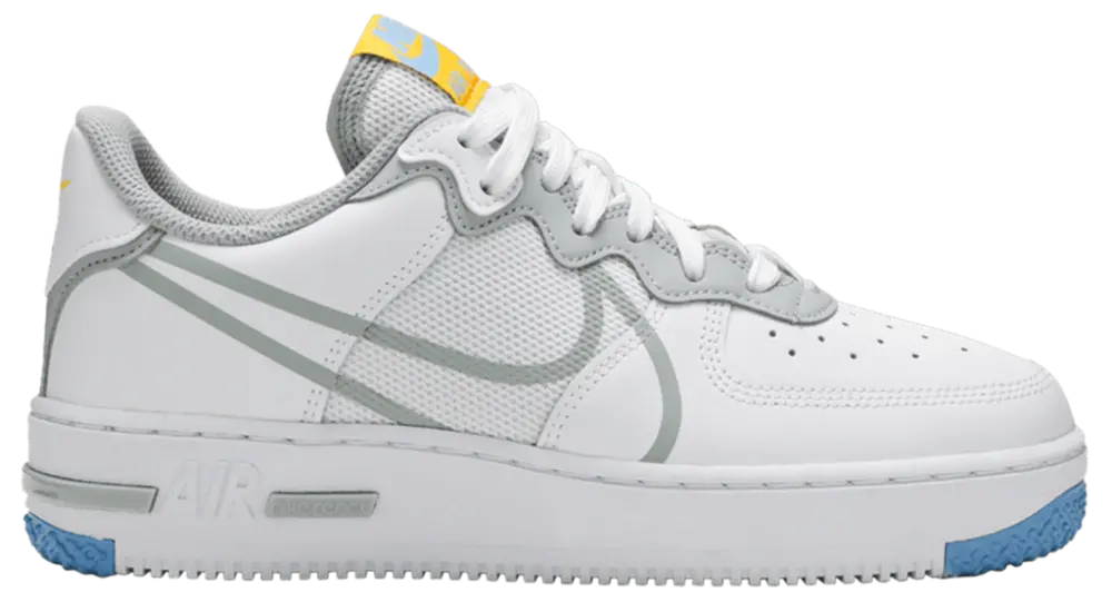 Giày Nike Air Force 1 React 'Smoke Grey Gold' CT1020-100