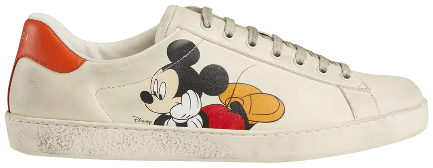 Giày Disney x Gucci Ace Low 'Mickey Mouse Ivory' 60369-AYO70-9591